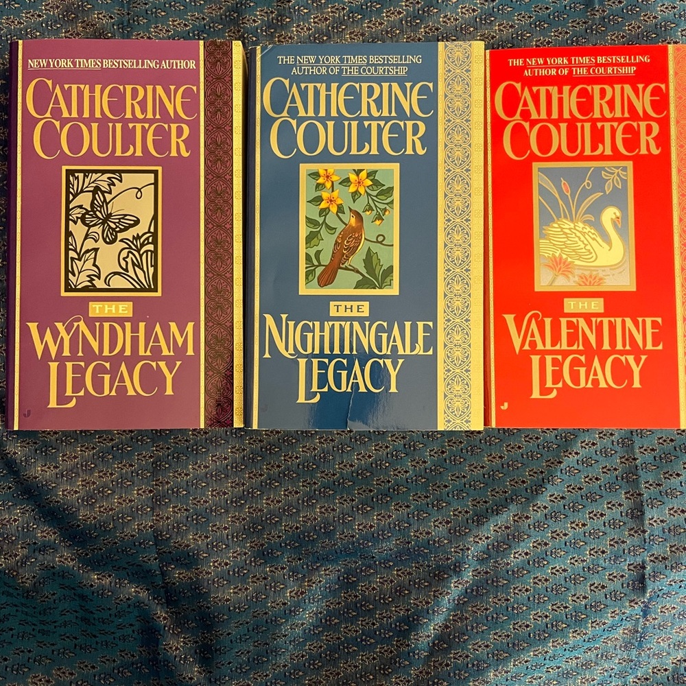 Summer/Beach Reads - Catherine Coulter’s Legacy Trilogy in paperback